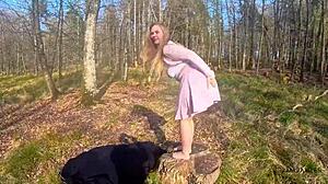 i couldn't hold back during forest sex with a happy ending