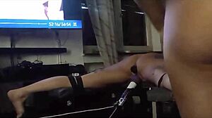 'Mein erster anal fick,' the teen slut moans during rough sex.