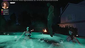 Swinger birthday party game for girlfriend ashley