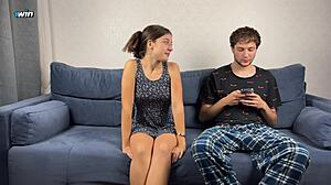 Step sister arousing me she want suck and handjob my dick to taste my cum its okay