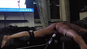 'Mein erster anal fick,' the teen slut moans during rough sex.