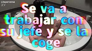Adelanto de video: ella cogida por su jefe 😏