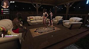 Swinger birthday party game for girlfriend ashley