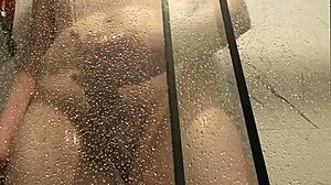 Shooting A Steamy Load In The Shower