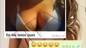 ella heats up on whatsapp and ends with sex on video call