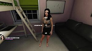 Swinger birthday party game for girlfriend ashley