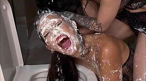 Throat fisting leaves me and kaitlyn katsaros covered in puke 😱