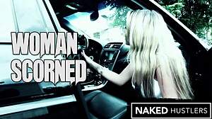 latina girlfriend gets kicked out of car then meets a stranger and sucks his dick