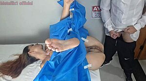 does the gynecologist fuck the patient during the exam?