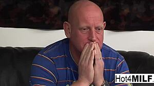 Busty Brunette Milf Fucks In Front Of Husband