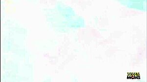 Natural Beauty Masturbates Alone Until Man Appears For Anal Sex!