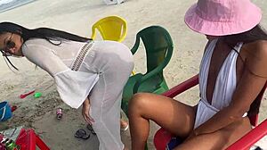 Ted's ride guarantees women in foursome action with Maya, Bia, Candy.