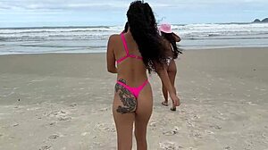 Ted's ride guarantees women in foursome action with Maya, Bia, Candy.