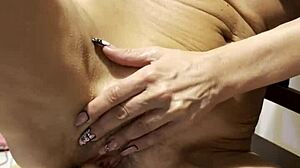 Big Dildos Solo Masturbation In Bedroom!