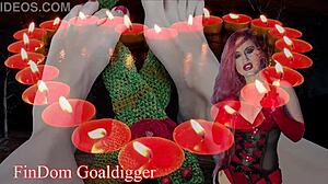 Worship my body in this kinky costume game!