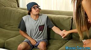 I sucked and swallowed as the masseuse.