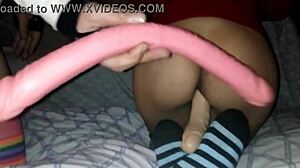 I Tail My Boyfriend with My Toys Pegging Crossdresser Sissy. Le Hago La Cola a Mi Novio con Mis Juguetes Pegging Crossdresser Sissy.