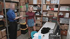 sporty blonde thief fucked on action camera in hardcore amateurs