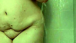 Shower Tease with Busty Brunette Amateur