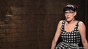 Ebony And Brunette Hogtied And Toyed Roughly!