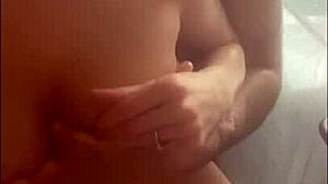 Hot Shower Fucking with Blonde Couple