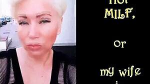 She enjoyed a hot fuck in her tits, mouth, and ass as a mature slut wife.