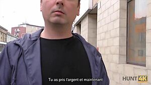 dulce venganza in front of her boyfriend on hunt4k