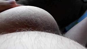 licking the hairy ass of a mature woman in domination play