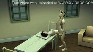 Did son fuck stepmom on the table? Yes, he did!