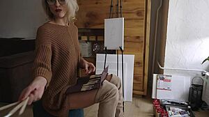 painting a pussy flower