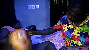 secondary school girl seduces young neighbor for quick fuck