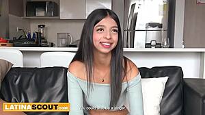 Petite Latina Cutie Railed Hard