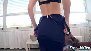 The old housewife Alexis Crystal craves dark meat from a big black man in her marriage