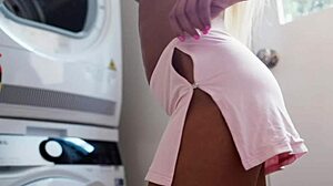 Fitness Model Fit Kitty Fucked Hard In Laundry