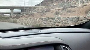 Did you see me fuck that slut in the convertible? She flashed her panties and begged for more in public.