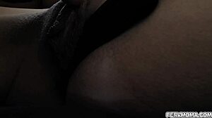 Eva Long feels deeply hungry for a young 18+ cock, and her stepson eagerly helps