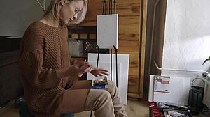 painting a pussy flower