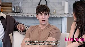 In this taboo fantasy, the family engages in a wild foursome with uncles and in-laws.