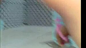 Tesão de Buceta: Big Ass Latina Teases Her Natural Tits Solo 😘