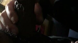 European babe deep throats and gags so hard