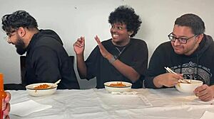 three amateurs learn asian techniques