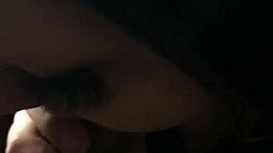 European babe deep throats and gags so hard