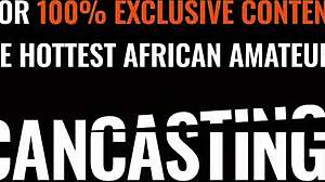 Big black booty 18yo ebony pussy railed hard in fake modeling casting