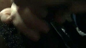 European babe deep throats and gags so hard