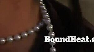 Oh, handcuffed lesbian slave gets gently washed and shaved by madame!