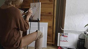 painting a pussy flower