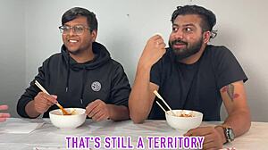 three amateurs learn asian techniques