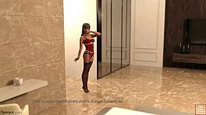 anime babe's eyes closed vs. intense group fuck in sauna