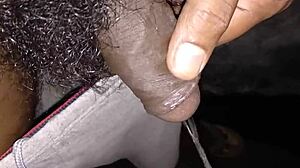 Hot And Steamy Scene In The Indian Bathroom With A Big Black Man Relaxing And Enjoying The Space