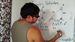 Intense Trigonometry Lesson Turns Sexual for University Student